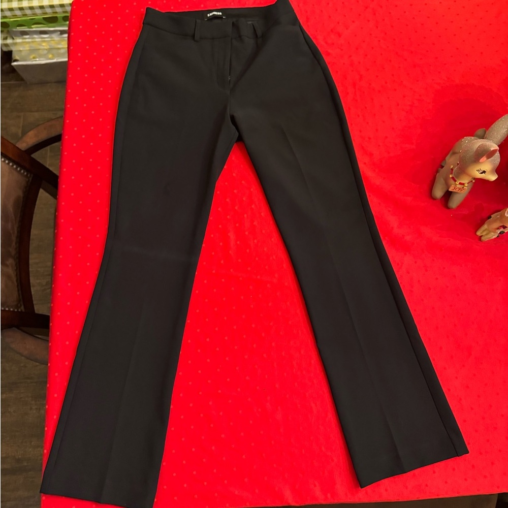 Express High Rise Bootcut Black Pants Size 6